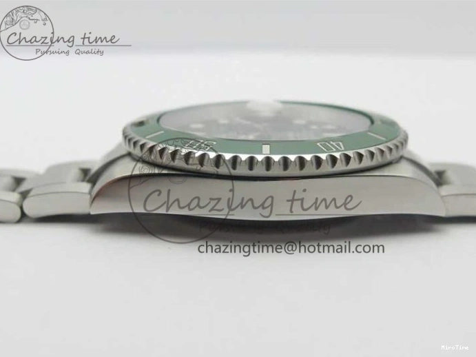 MiroTime 1228 Submariner 116610 LV Green Ceramic ZZF 904L 1:1 Best Edition on SS Bracelet SA3135 V SportInspired 3179